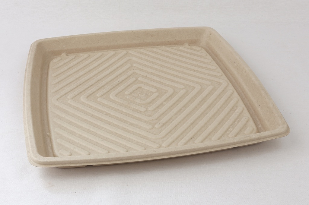 Plateau carré BEPULP 31x31cm 25pcs