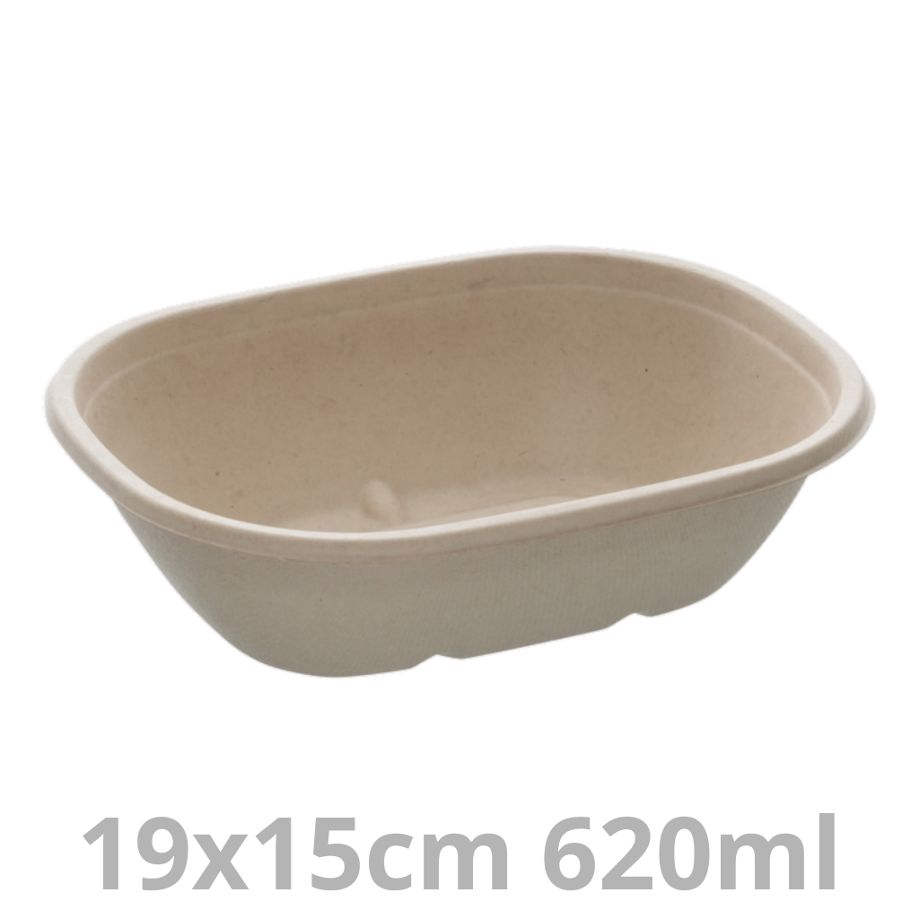 [PUL18021-SAT] Saladier ovale BEPULP 620ml 19x15cm 6x50pcs