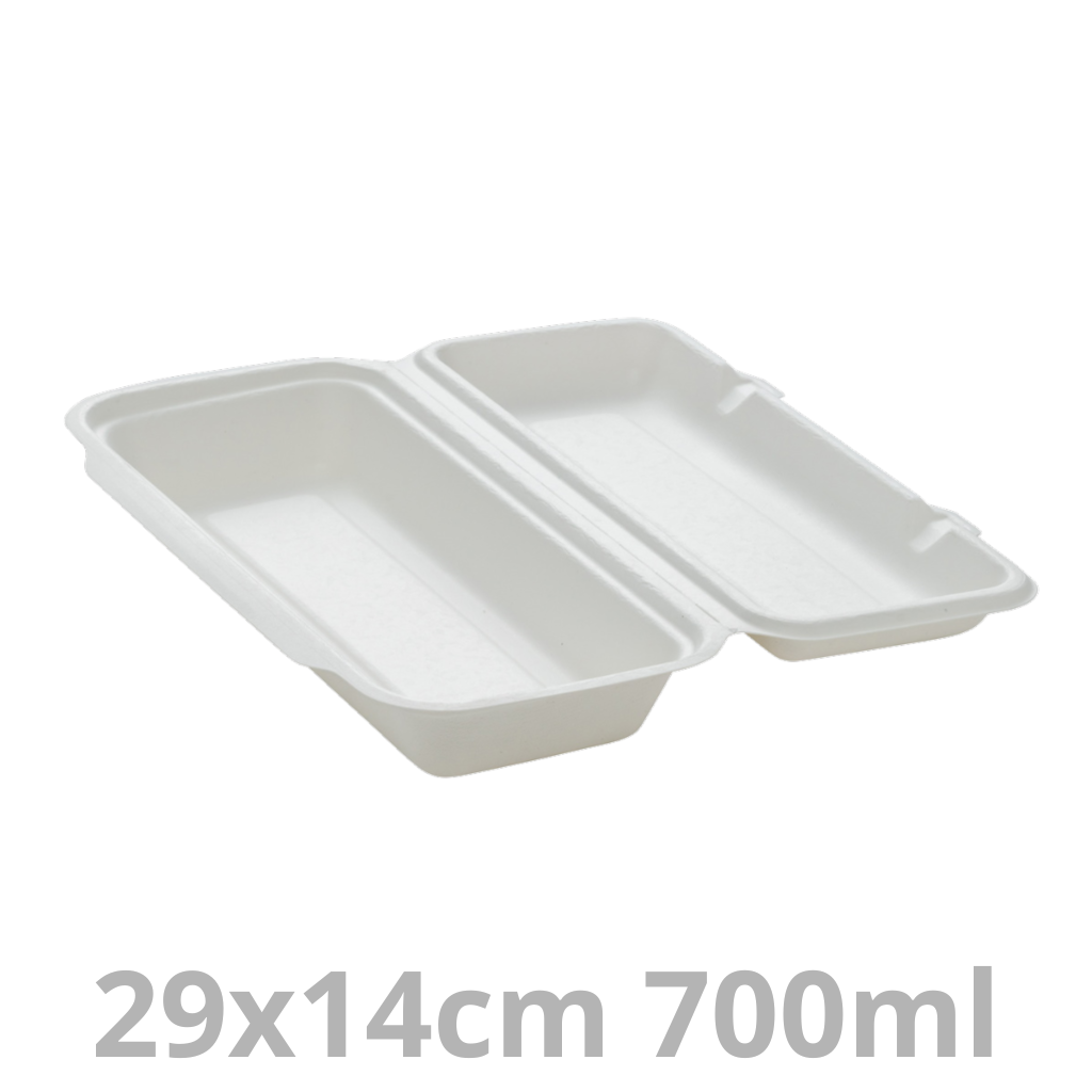 [PUL201550C4-SAT] Boite Panini blanc BEPULP 700ml 29x14cm 4x50pcs