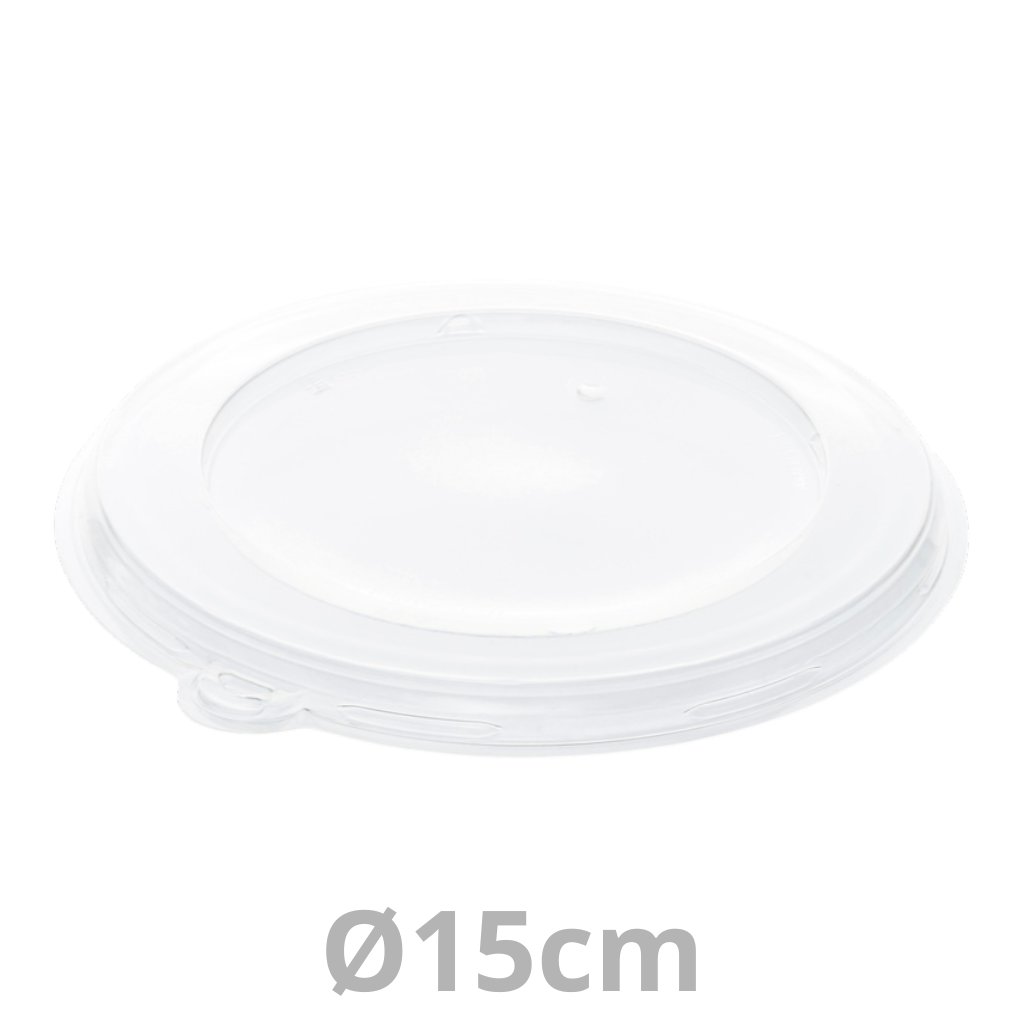 Couvercle PP pour saladier rond BEPULP Ø15cm 5x100pcs
