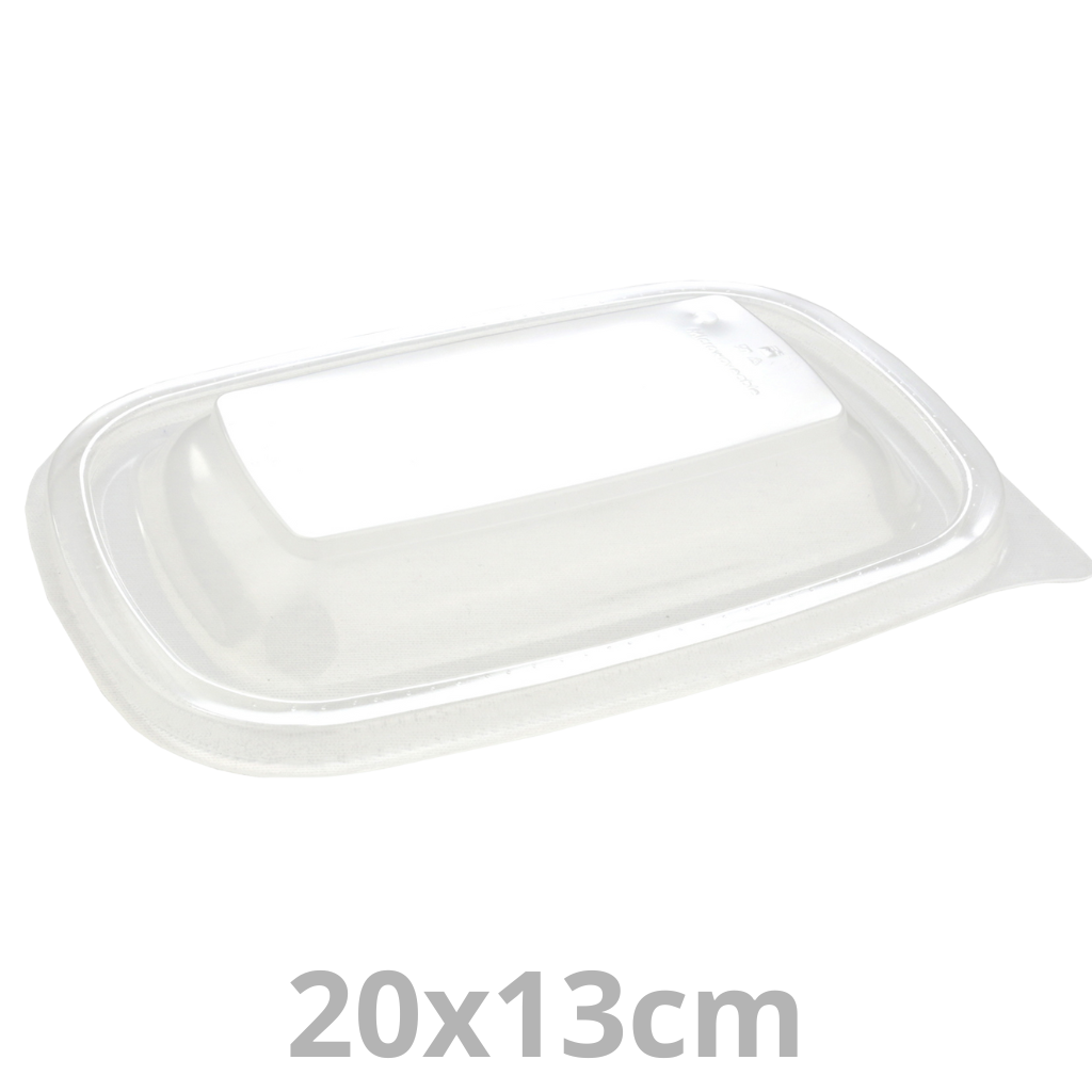 [HOT52A71-SAT] Couvercle PP dôme pour FastPac rectangulaire 20x13cm 6x50pcs