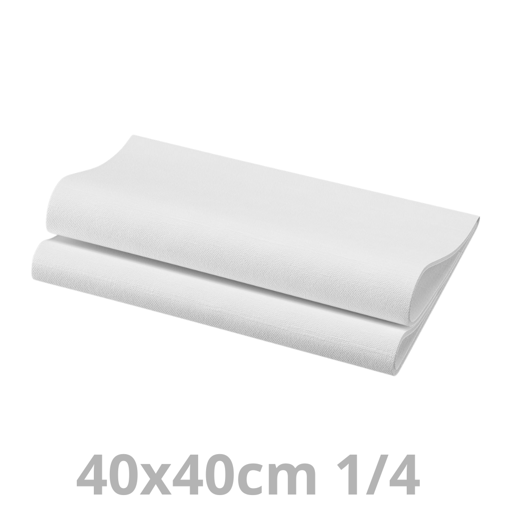 Serviette Airlaid blanc 1/4 40x40cm 800pcs
