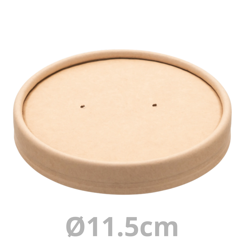Couvercle carton pour pot multifood carton Ø11.5cm 10x50pcs