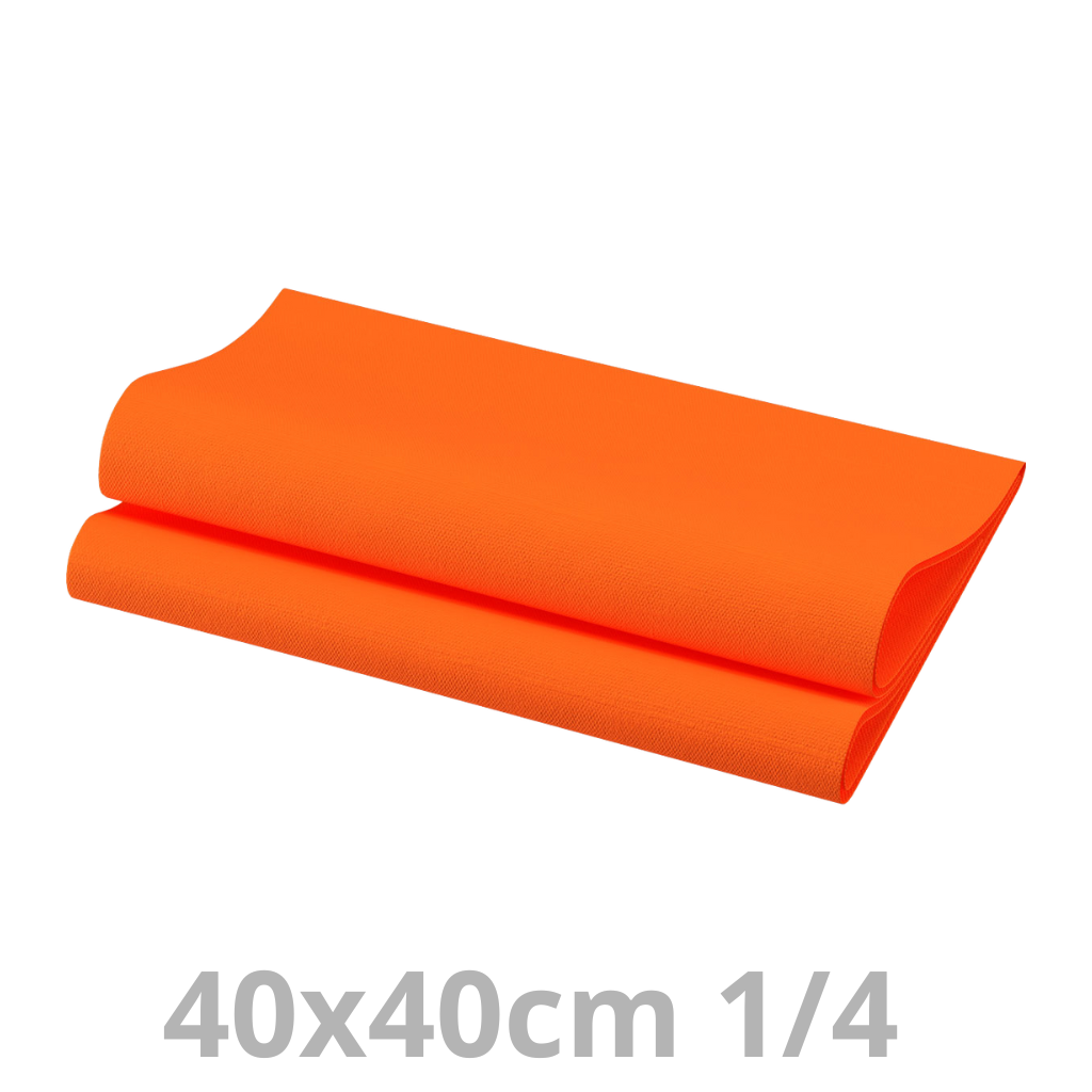 Serviette Airlaid orange 1/4 40x40cm 800pcs