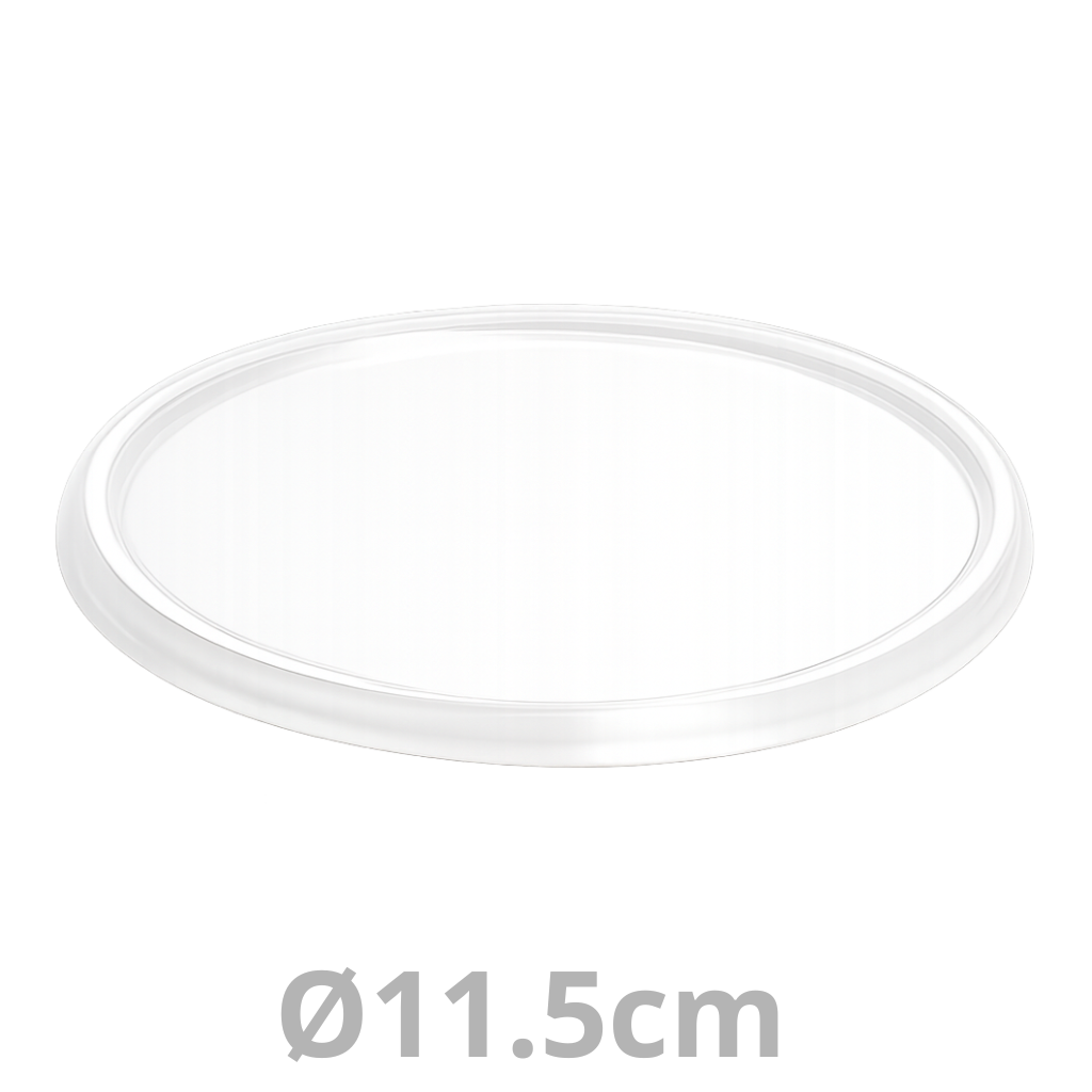 Couvercle PP pour ravier rond QC PP Ø11.5cm 500pcs