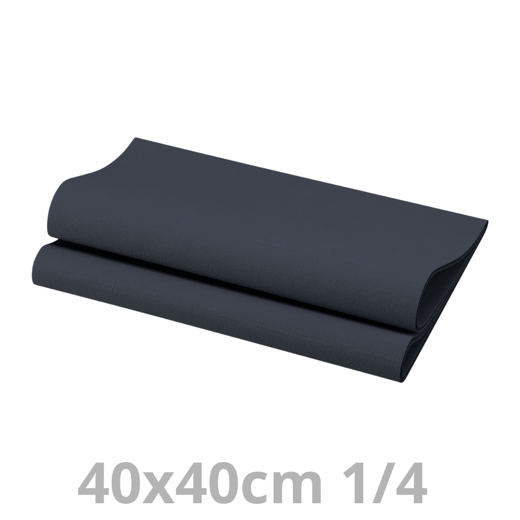 Serviette Airlaid noir 1/4 40x40cm 800pcs