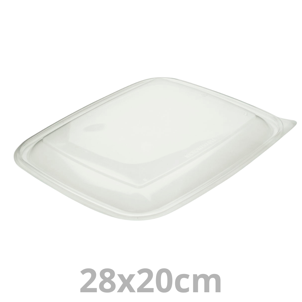 Couvercle PP pour FastPac barquette rectangulaire 28x20cm 3x50pcs