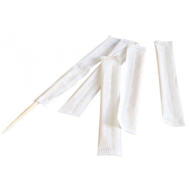 Cure-dents emballé 2 pointes 1000pcs