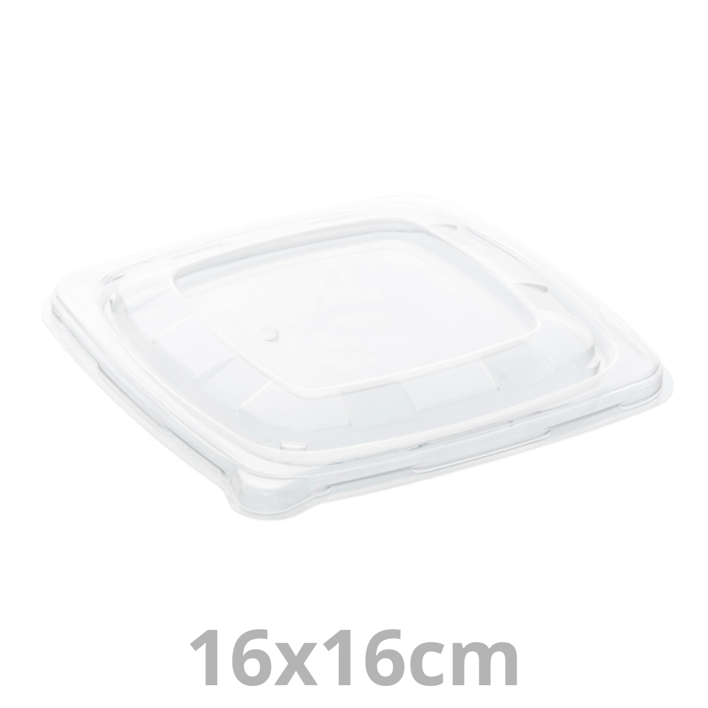 Couvercle PP pour saladier carré BEPULP 16x16cm 4x75pcs