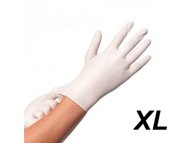 Gant nitrile blanc XL 100pcs