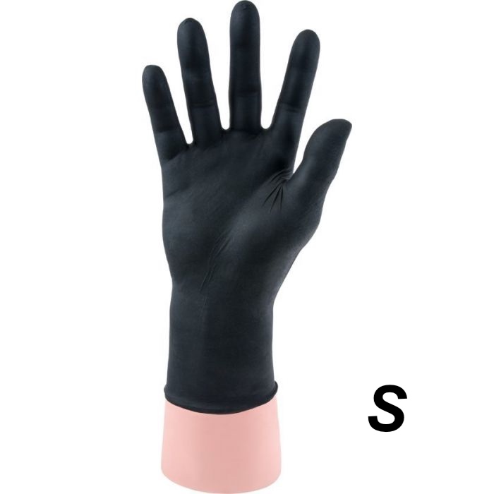 Gant nitrile noir S 100pcs
