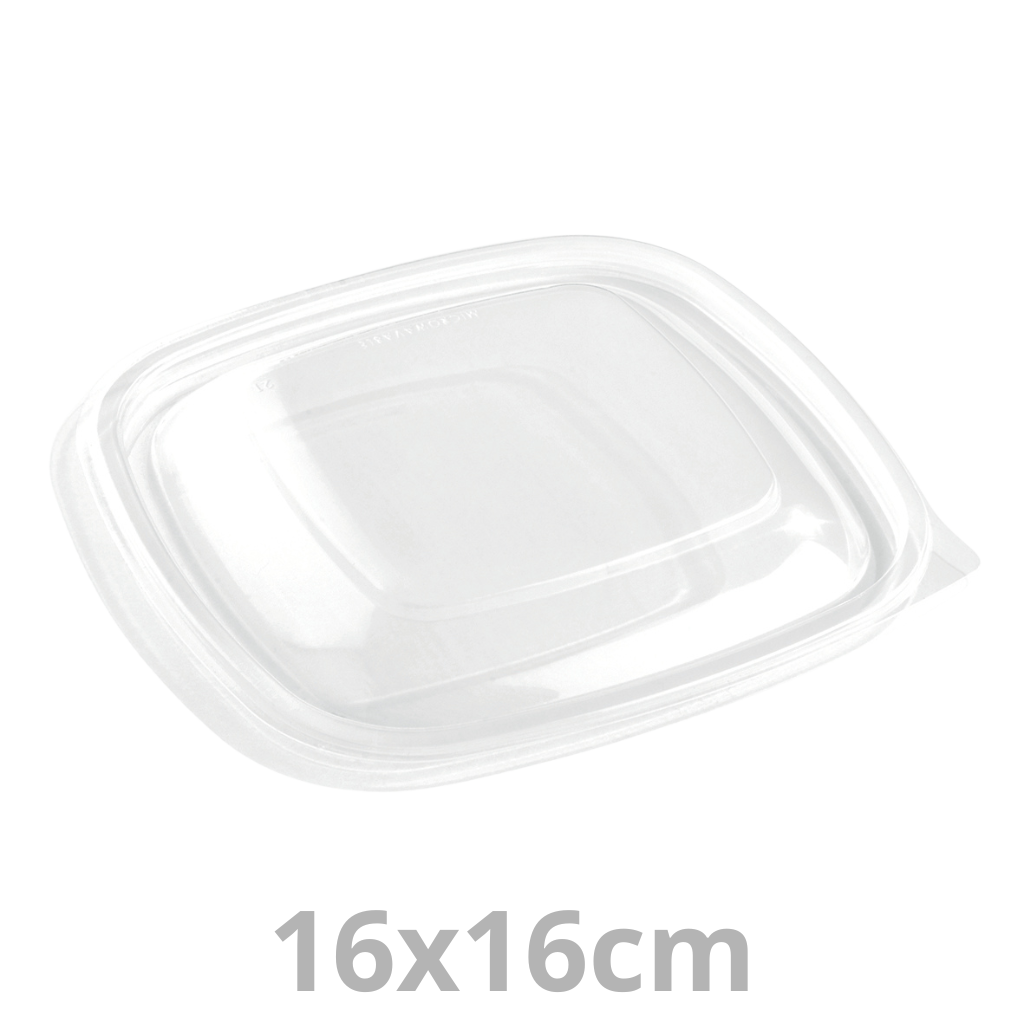 [HOT52671-SAT] Couvercle PP pour FastPac barquette carrée 16x16cm 6x50pcs