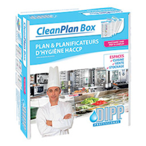 [7502-DIP] DIPP CLEAN PLAN BOX HACCP Plan & planificateurs d'hygiène