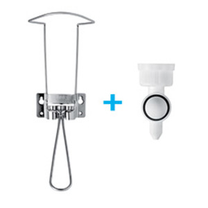 DIPP 8080 -  Distributeur à coude en inox et bouchon doseur - Gel et savon mains
