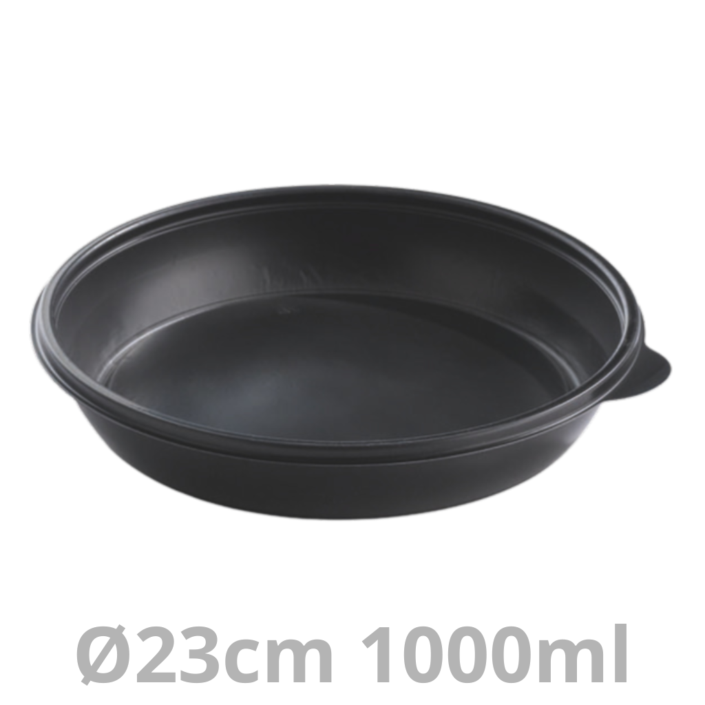 [HOT79132-SAT] FastPac barquette ronde 1000ml Ø23cm 6x25pcs