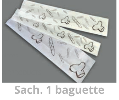 Sachet baguette 1 pièce 13x(2x4,1)x60/62cm 10kg