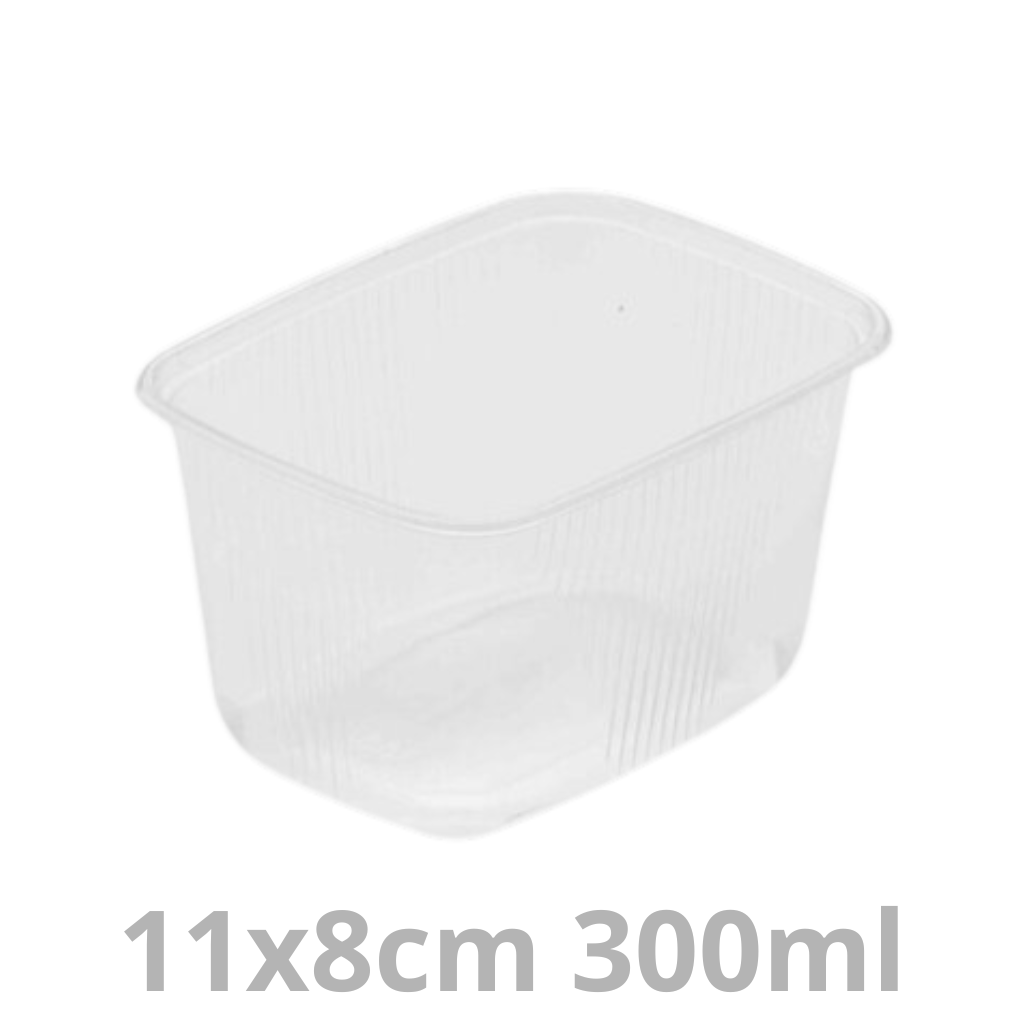 [SBXREC300-BRK] Saladboxx barquette rectangulaire 300ml 11x8cm 1000pcs
