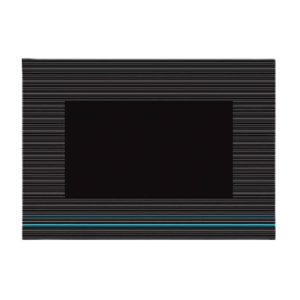 Set de table noir/aqua 4x500pcs