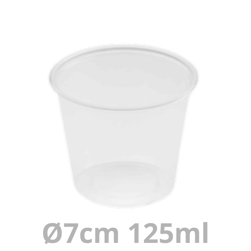 Dressingboxx pot rond 125ml Ø7cm 1000pcs