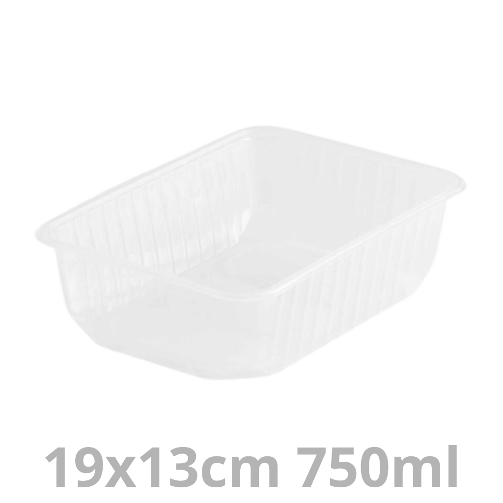 Euroboxx barquette rectangulaire 750ml 19x13cm 500pcs