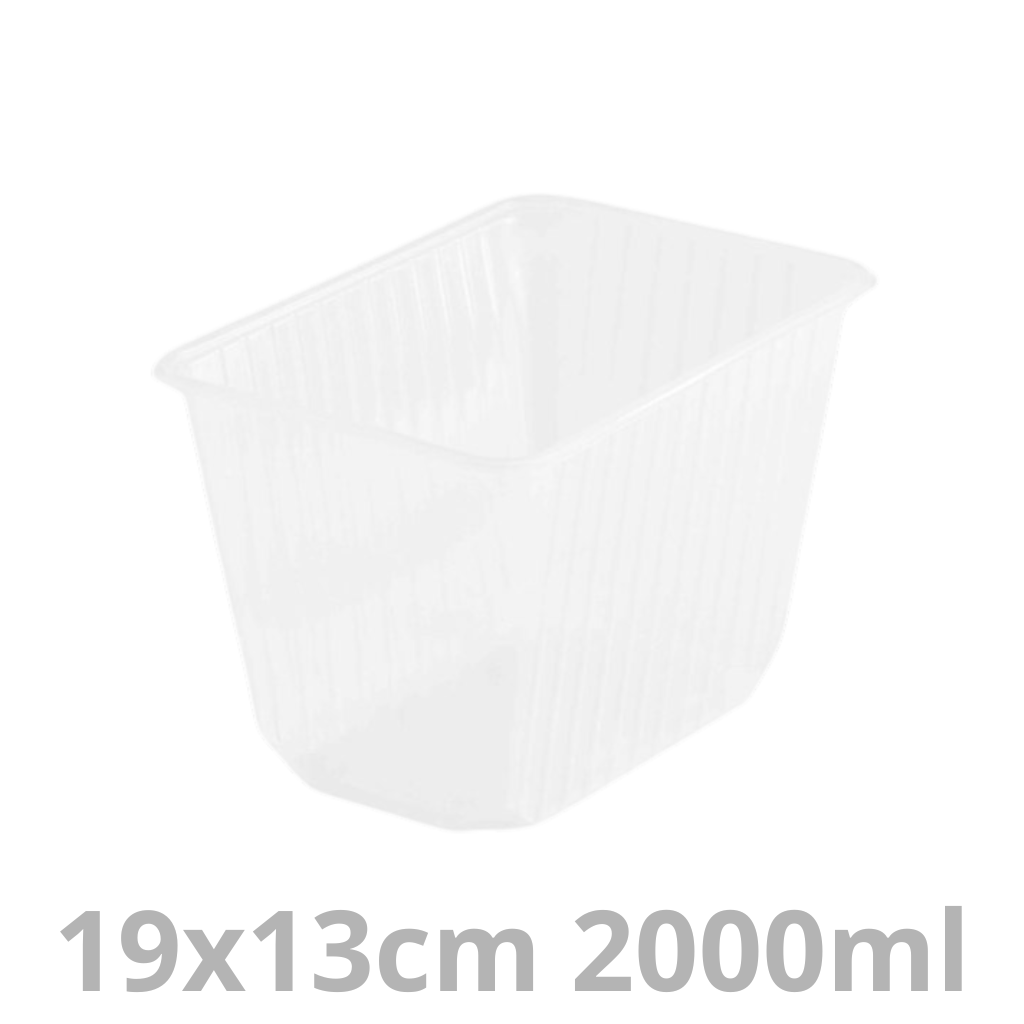[EBXCAR2000-BRK] Euroboxx barquette rectangulaire 2000ml 19x13cm 500pcs