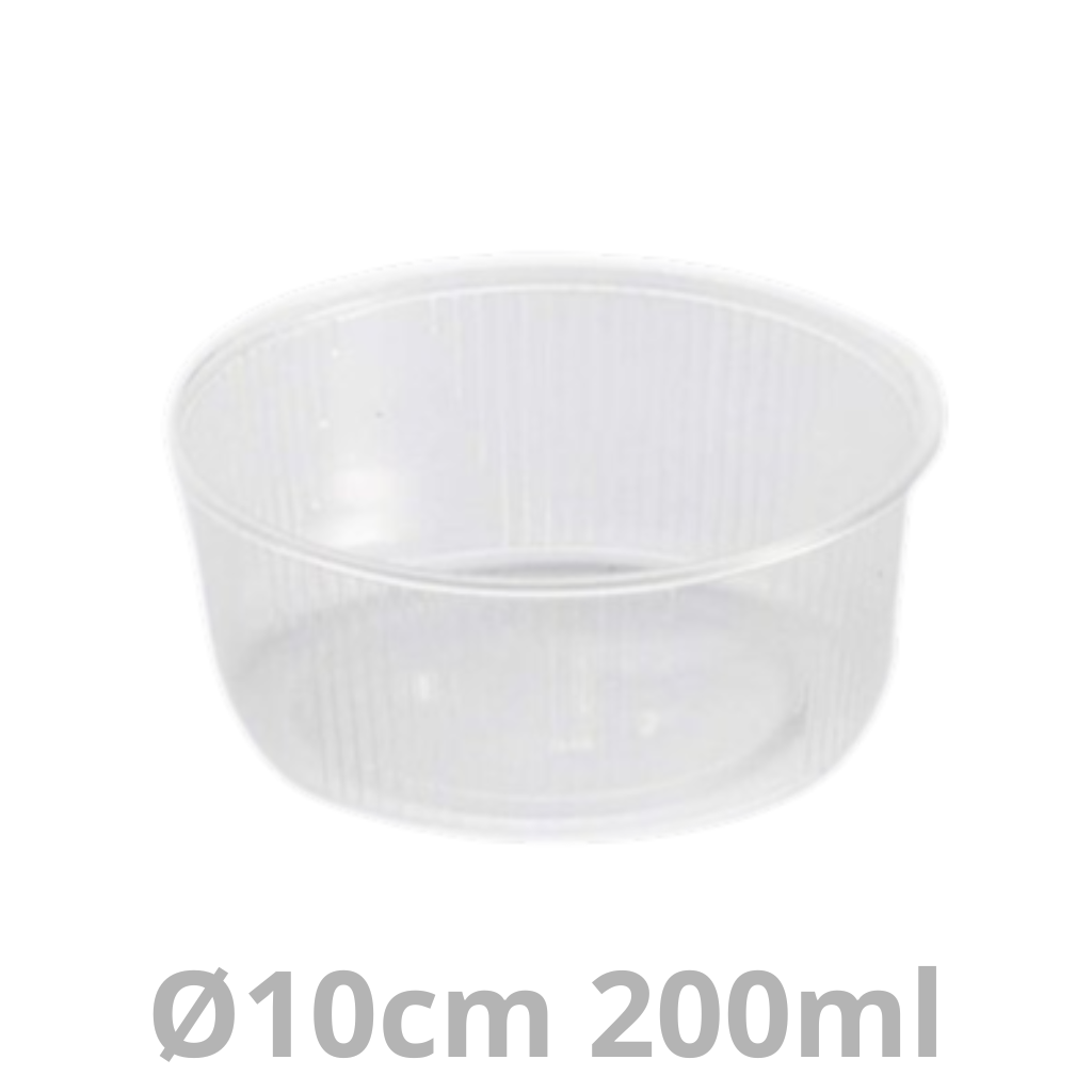 Saladboxx barquette ronde 200ml Ø10cm 1000pcs