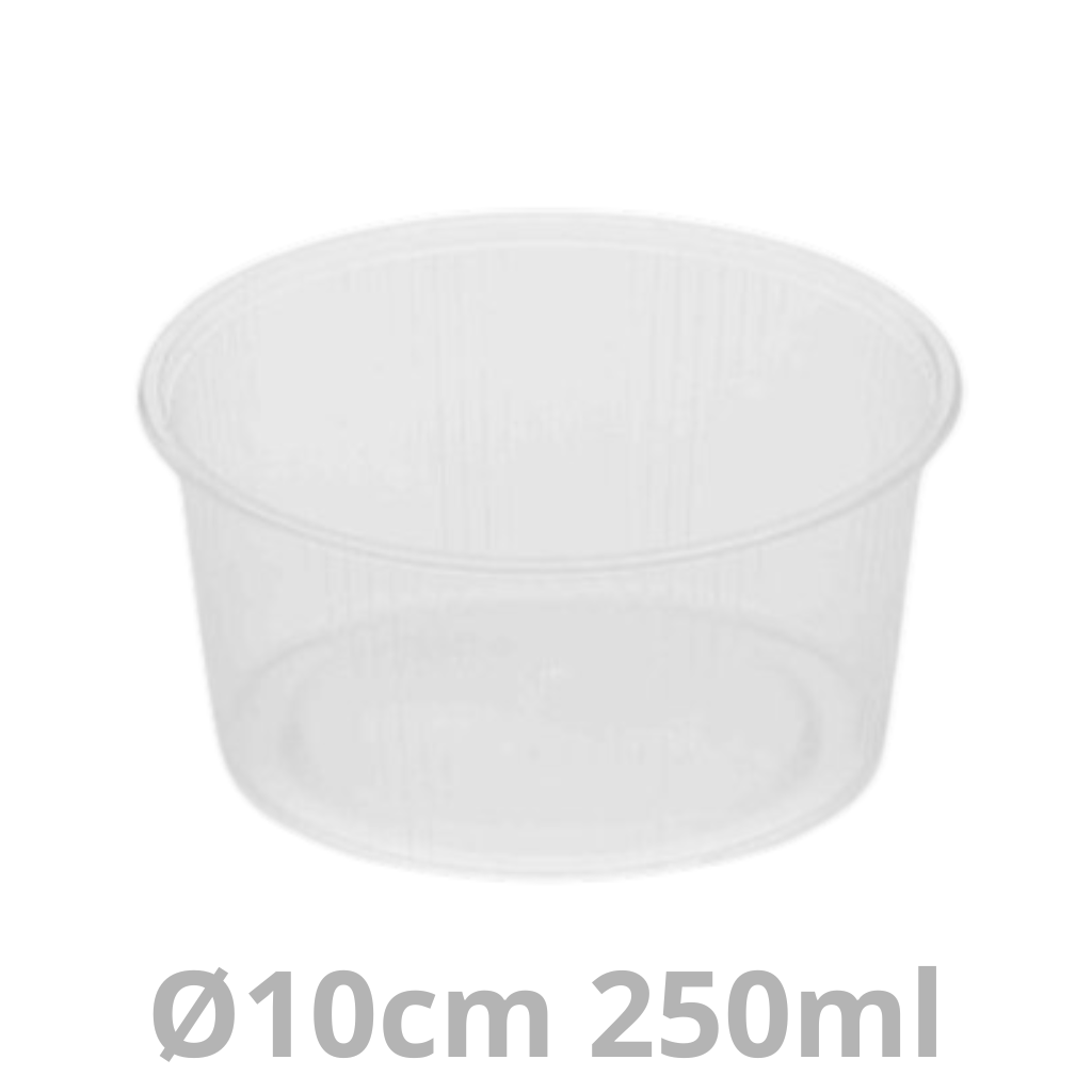 Saladboxx barquette ronde 250ml Ø10cm 1000pcs