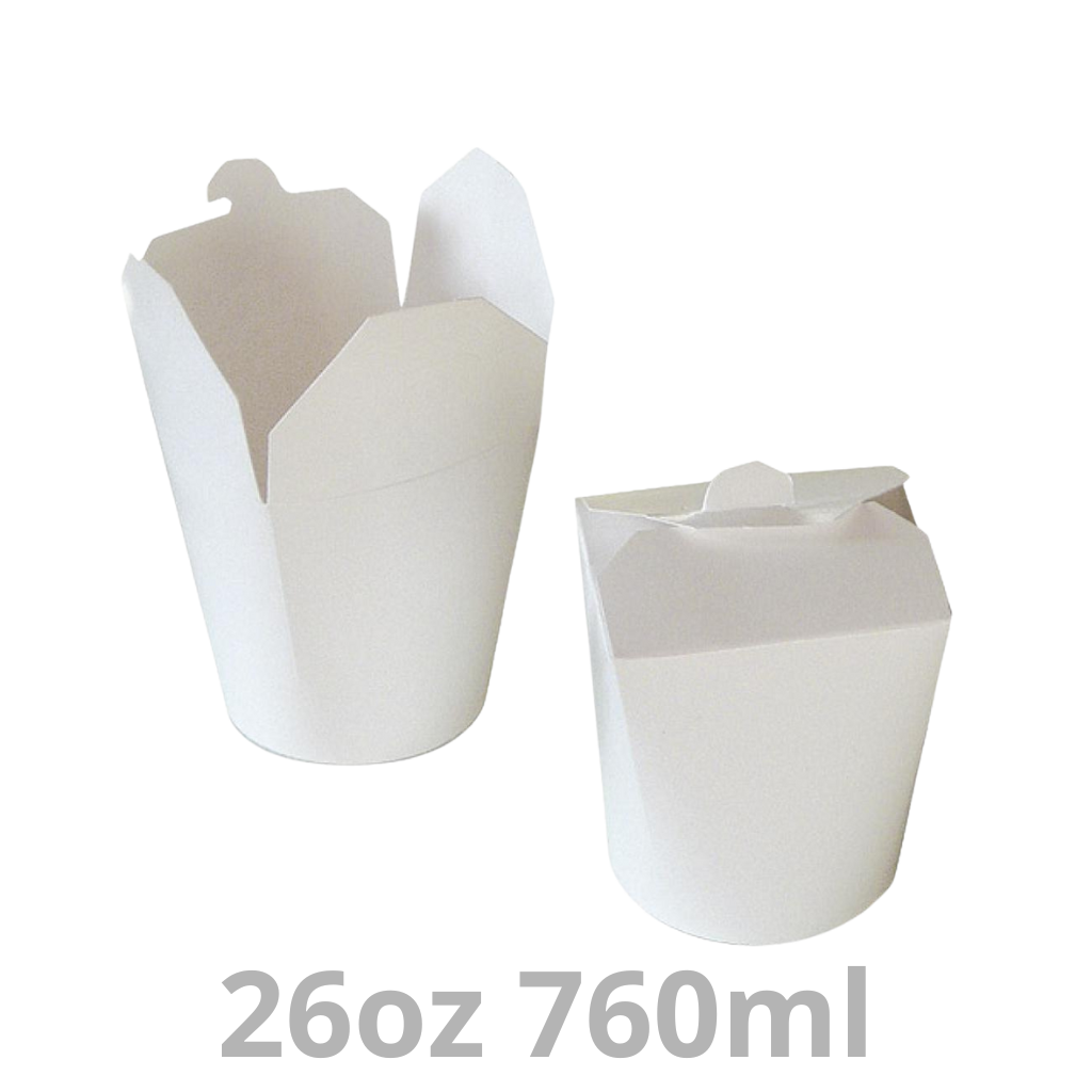[PPBL760-BRK] Pot à pâtes blanc carton 26oz 760ml 500pcs