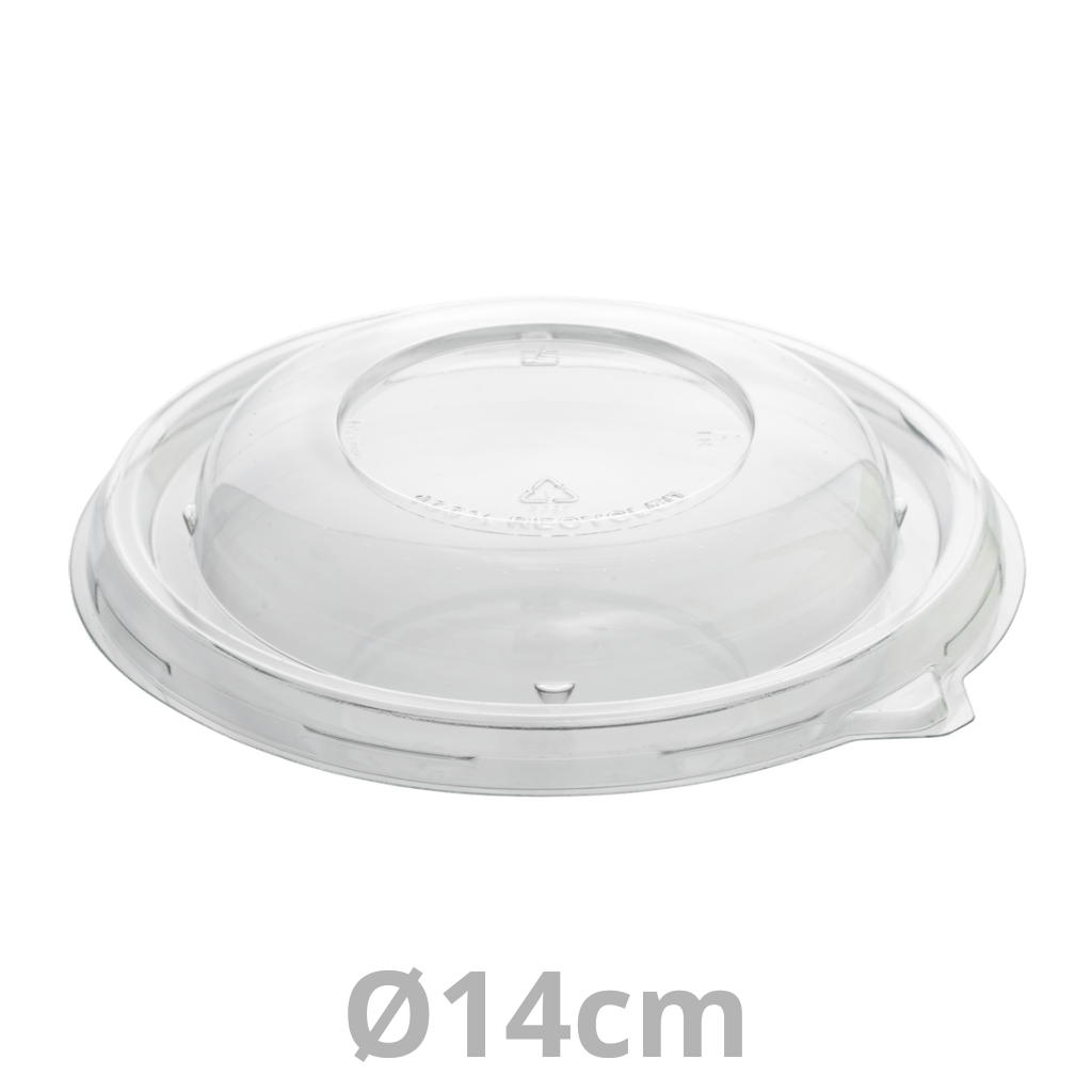 Couvercle rPET pour saladier Buddha bowl Ø14cm 6x50pcs