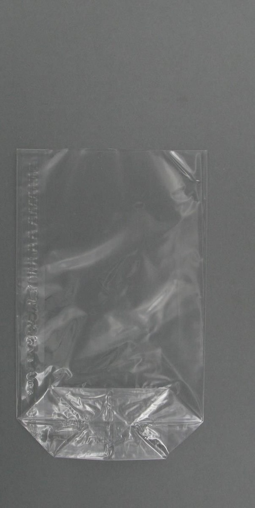 Sachet à fond croisé transparent PP 14.5x23.5cm 30µ 100pcs