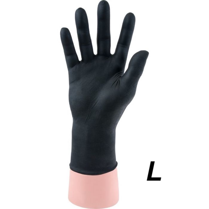 Gant nitrile noir L 100pcs