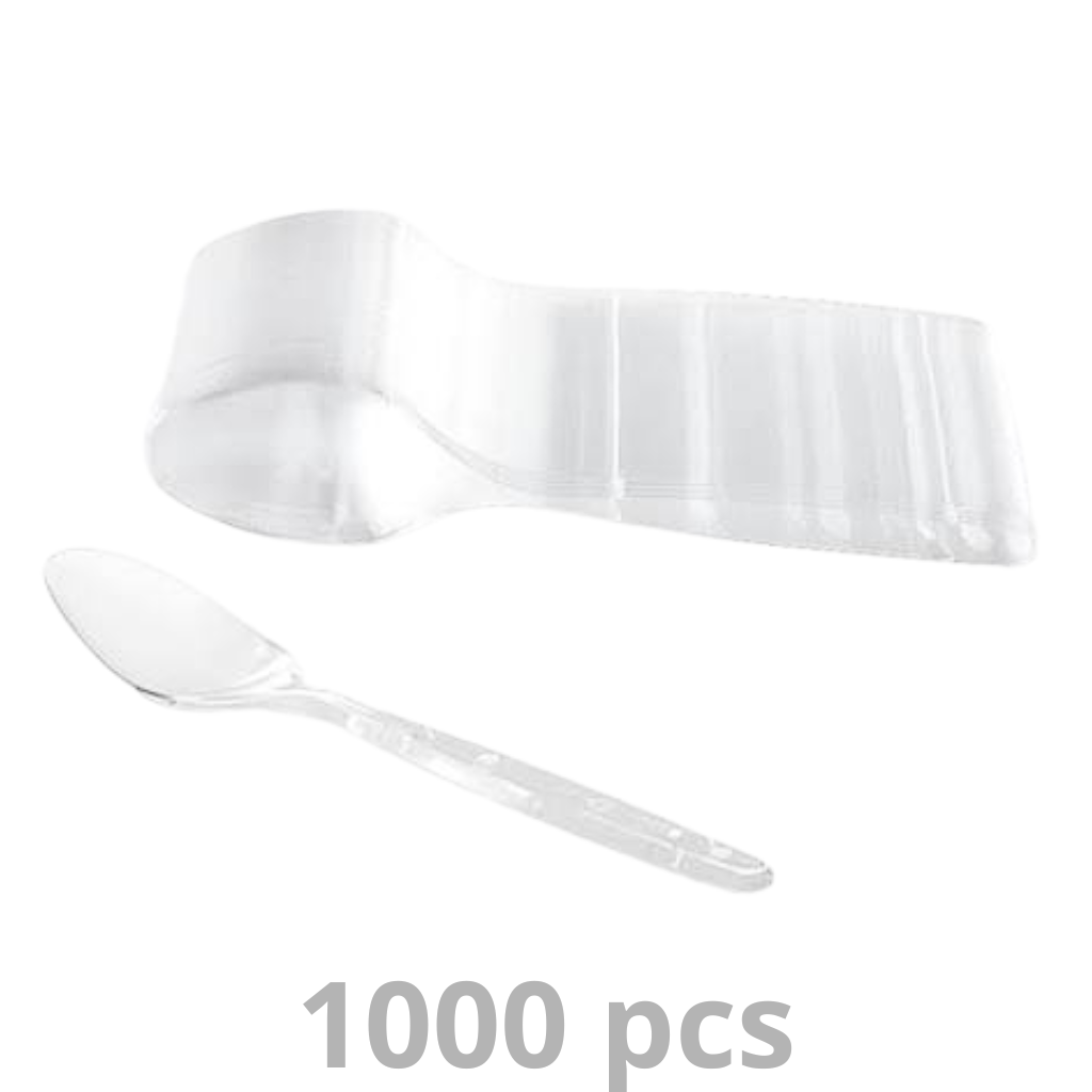 [0295-SKG] Cuillère réutilisable transparent PP 1000pcs