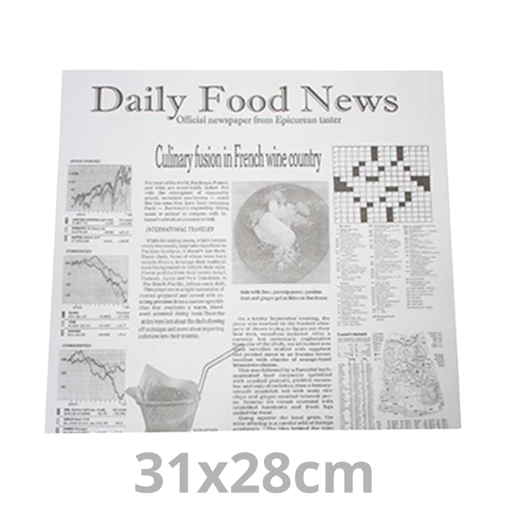 Papier ingraissable snacking journal 31x28cm 500pcs