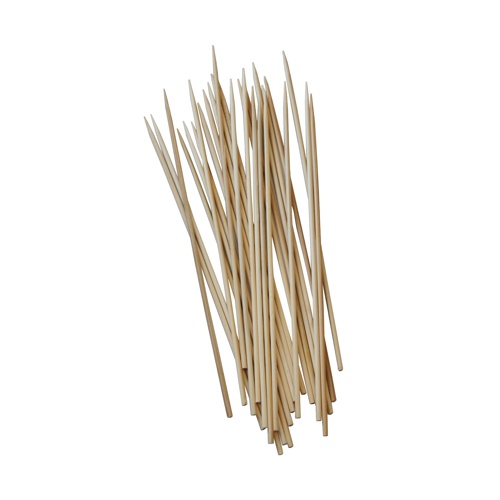 Brochette droite bambou 18cm Ø3mm 100x100pcs