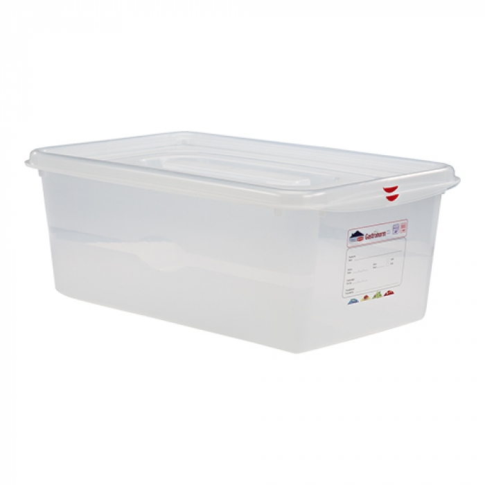 Boite à aliments gastronorme GN1/1 transparent PP 20cm