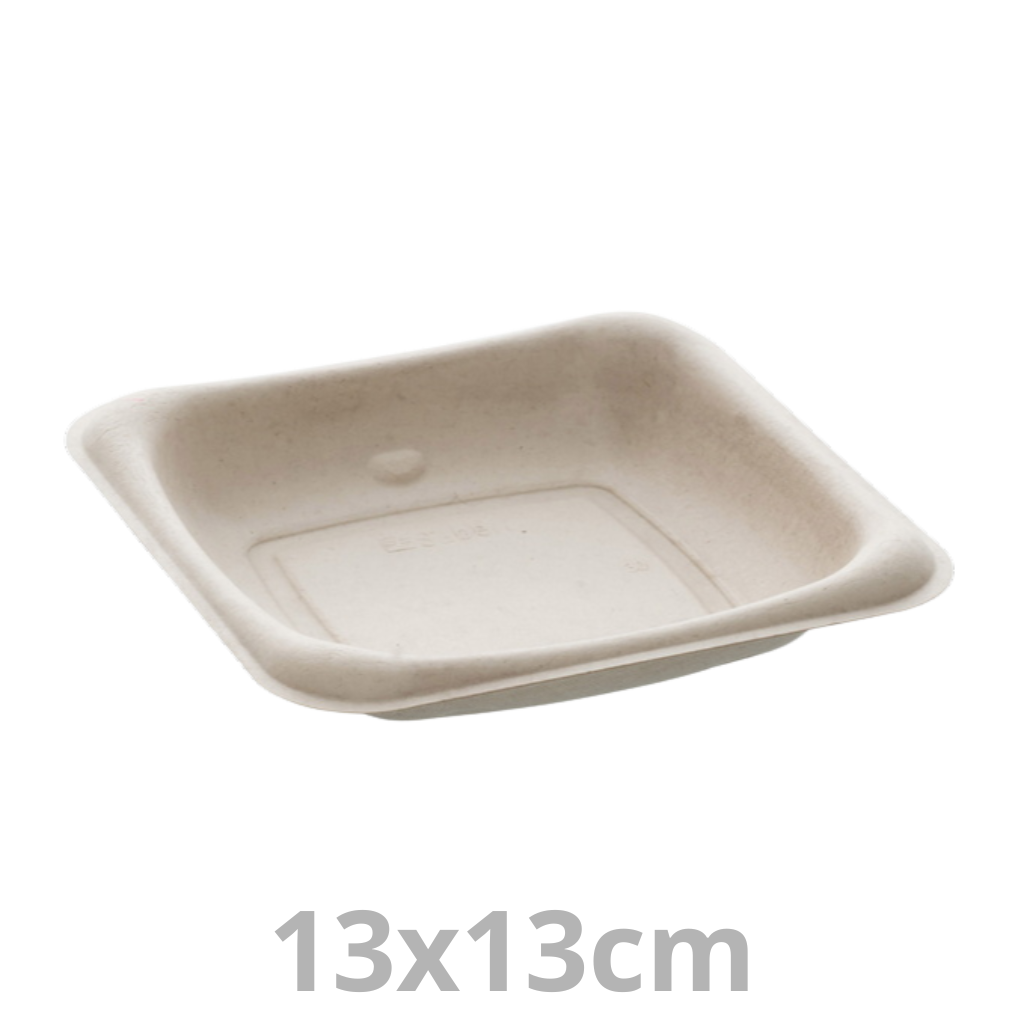 [PUL400606-SAT] Grab & Go plat carré BEPULP 13x13cm 6x50pcs