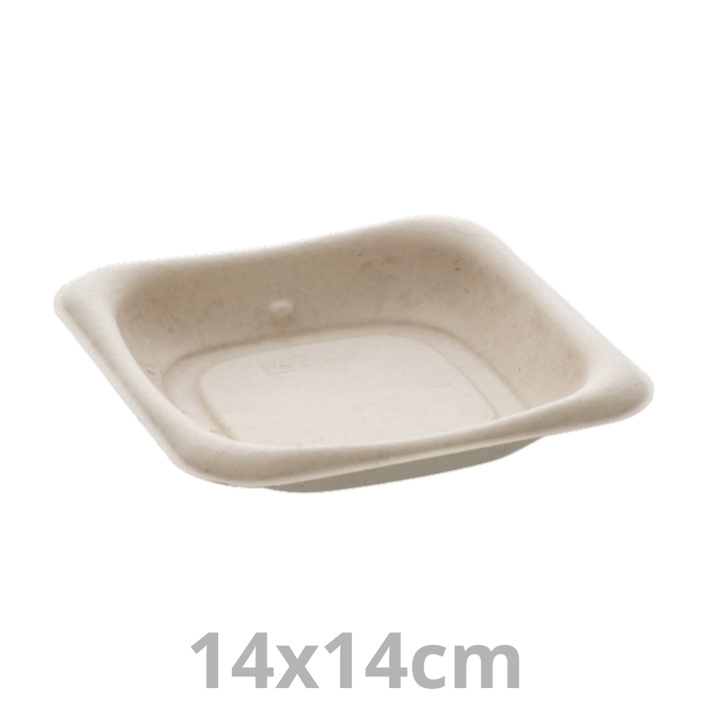 [PUL405555-SAT] Grab & Go plat carré BEPULP 14x14cm 6x50pcs