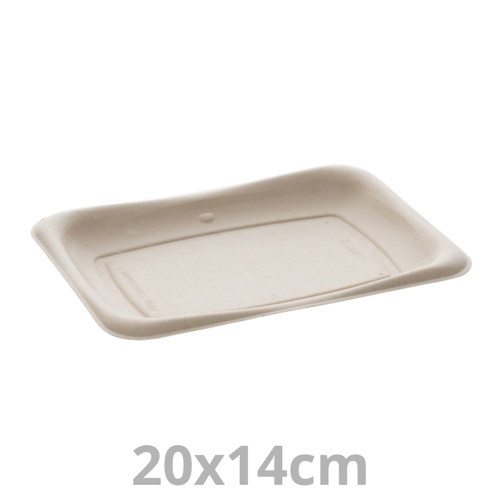 Grab & Go plat rectangulaire BEPULP  20x14cm 6x50pcs