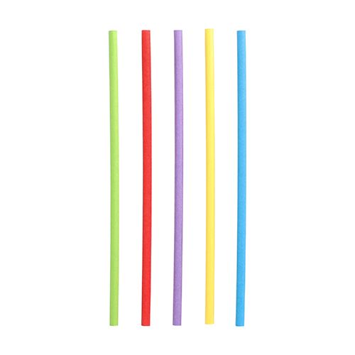 [209053-HAY] Paille flexible fluo carton Ø6mm x 24cm 20x250pcs