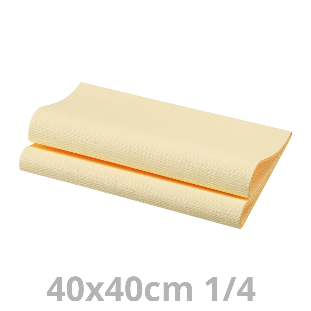 Serviette Airlaid crème 1/4 40x40cm 800pcs