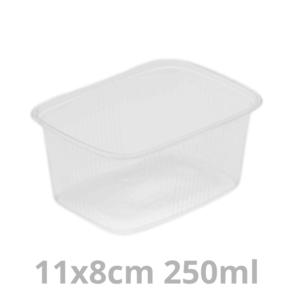 Saladboxx barquette rectangulaire 250ml 11x8cm 1000pcs