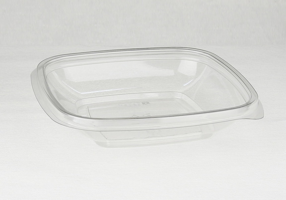 [BOW15008-SAT] Saladier carré transparent rPET 250ml 12x12cm 10x50pcs