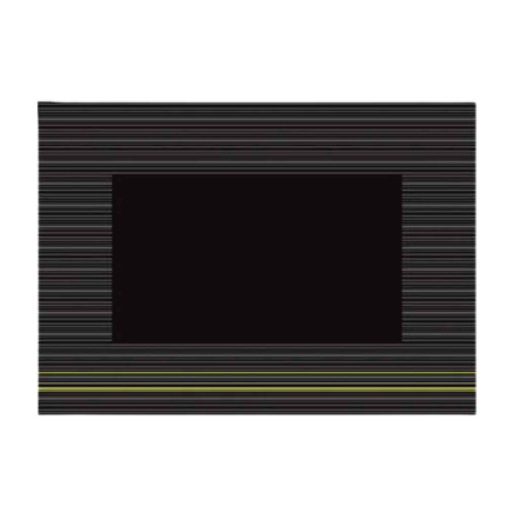 Set de table noir/lime 4x500pcs