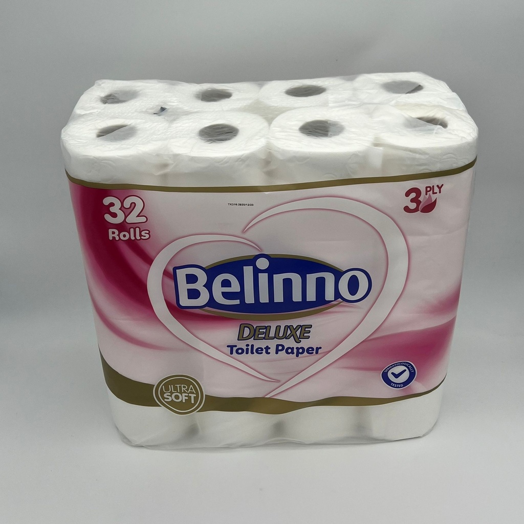 [2073/-SKG] Papier Toilette Bellino 3 plis 138 feuilles 32 rouleaux