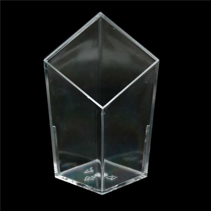 Verrine losange transparent PS 48ml 3x4cm 10x20pcs