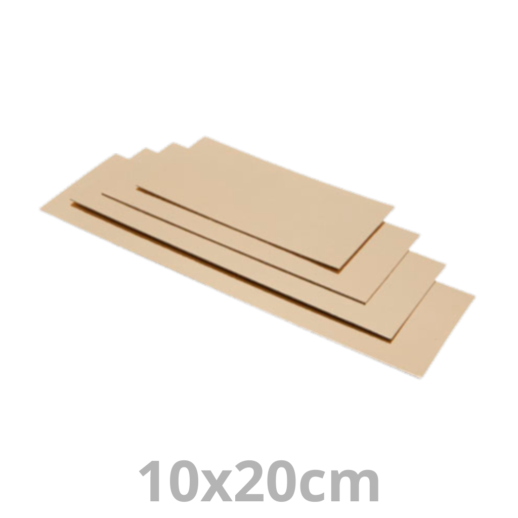 [46010079-VAK] Sous-tarte rectangulaire doré 10x20cm 1.5mm 50pcs