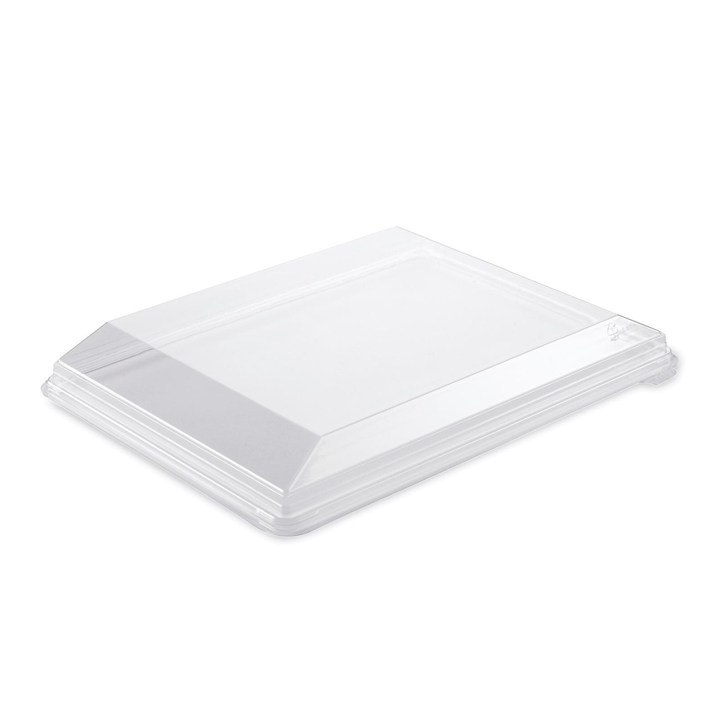 Couvercle pour plateau traiteur rectangulaire Zen 7 compartiments 32x25cm 120pcs