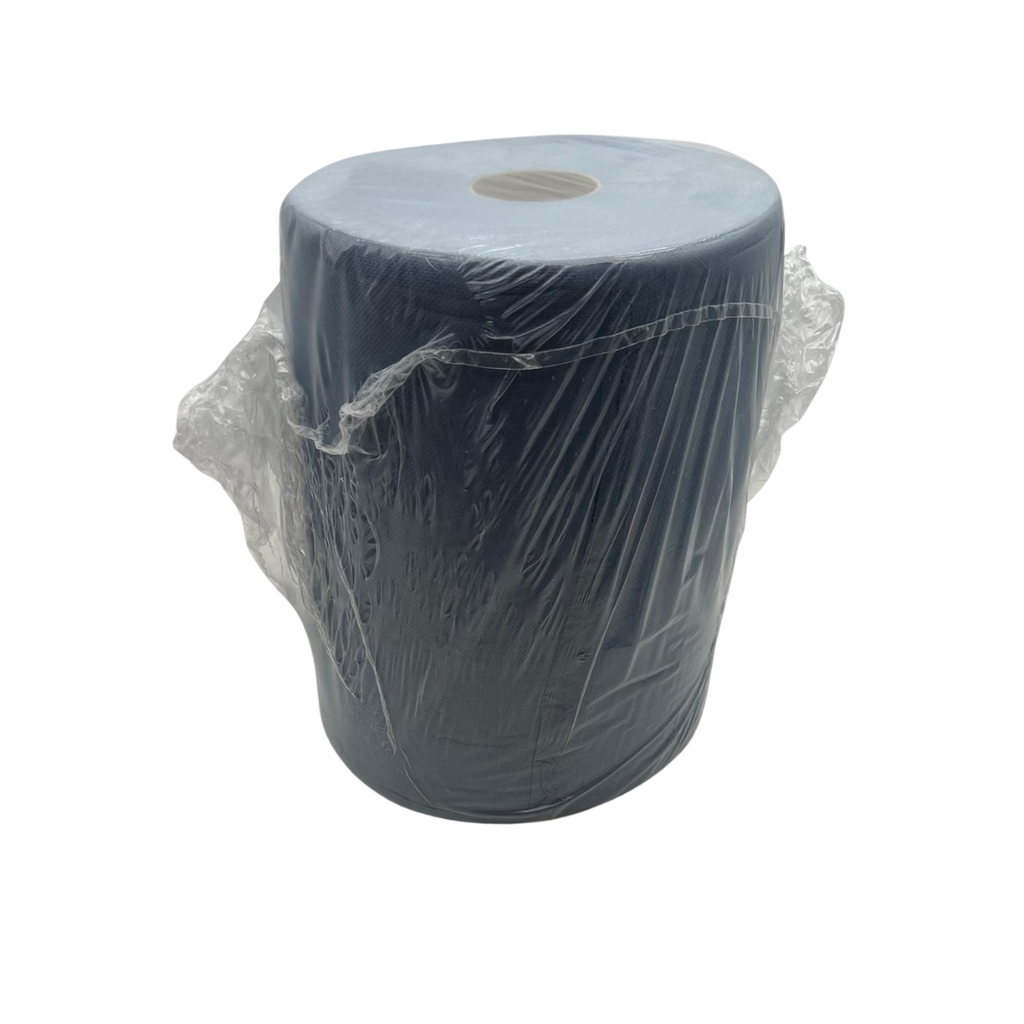 [8837-BEA] Bobine à dévidage central bleu 2 plis 37cm x 380m 6 rouleaux