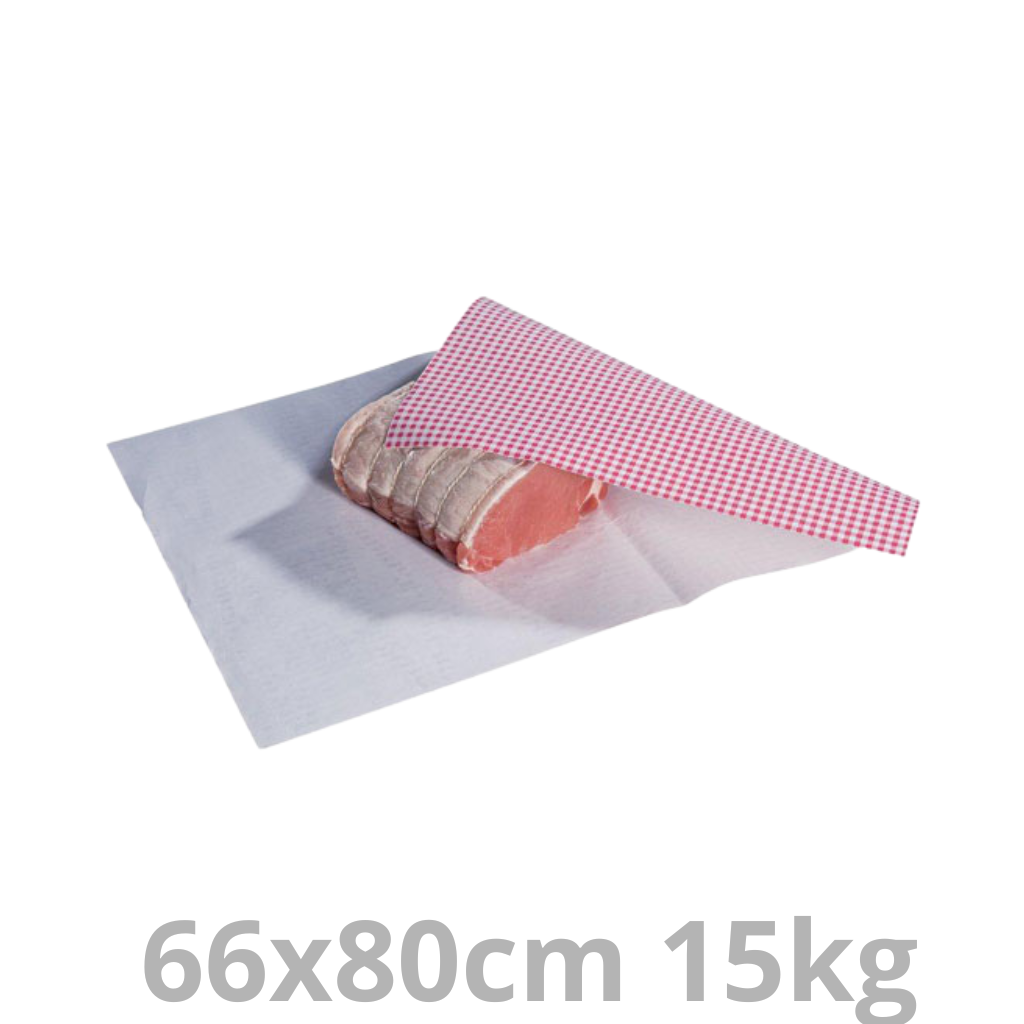 Papier Duplex BE Vichy rose 66x80cm 15kg