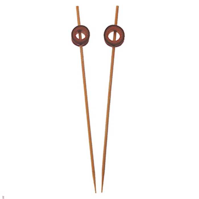 Brochette décorative "Anneau rouge" 12cm 10x100pcs